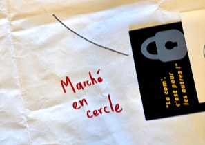 Titre de Fresque : Marché en cercle